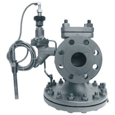 Watson McDaniel Regulating Valve with Temperature Pilot, HDT